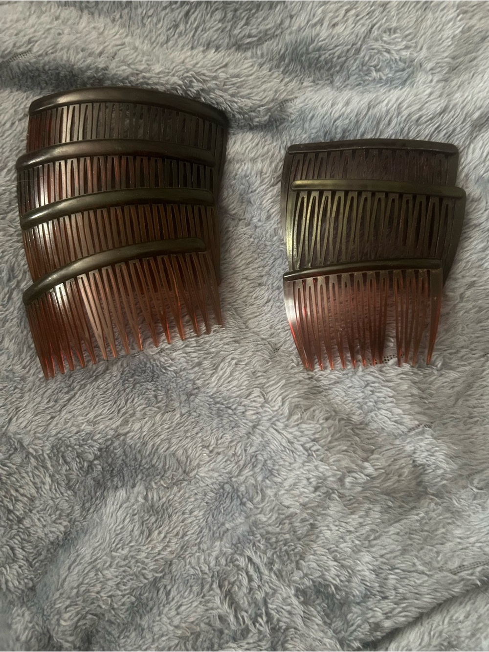 Vintage 1980’s Plastic Side Hair Combs